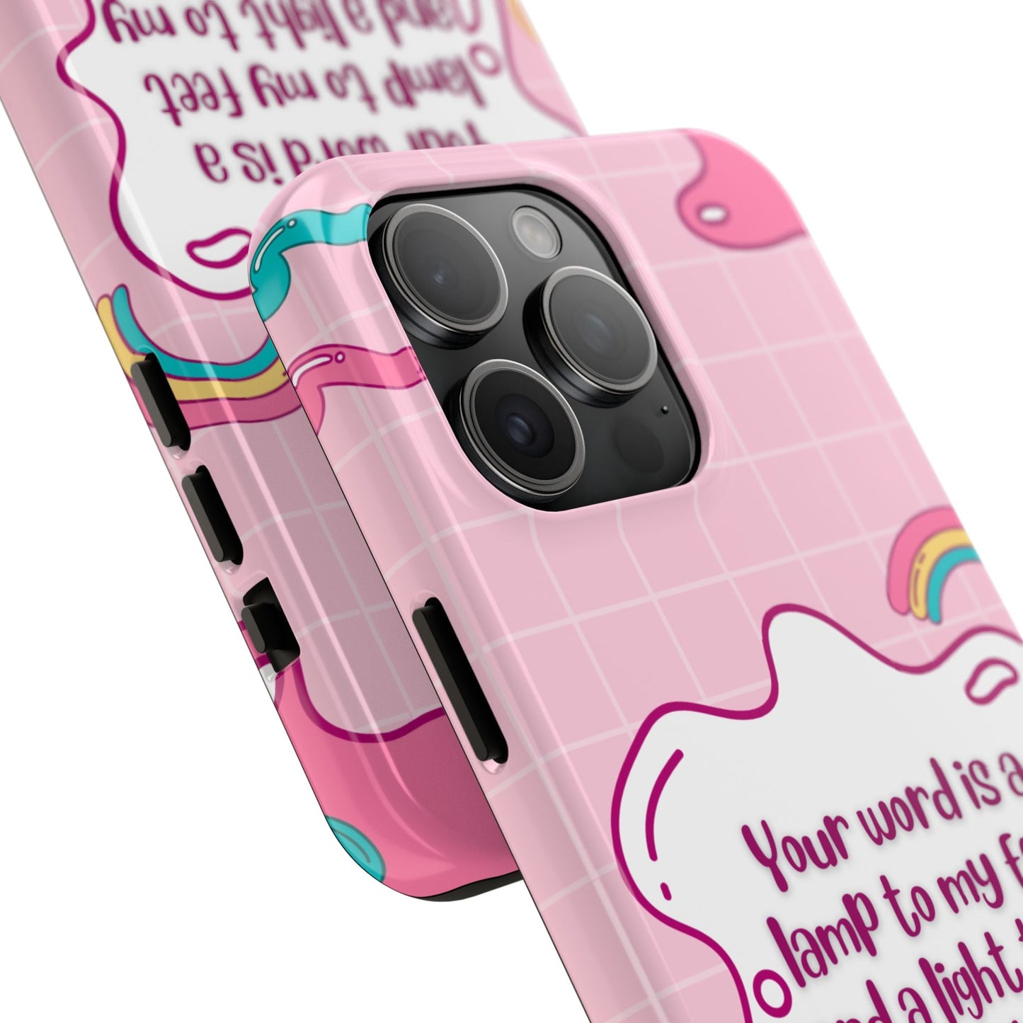 Psalm 119:105 Cute Aesthetic - iPhone Series Case - BOGO Cases