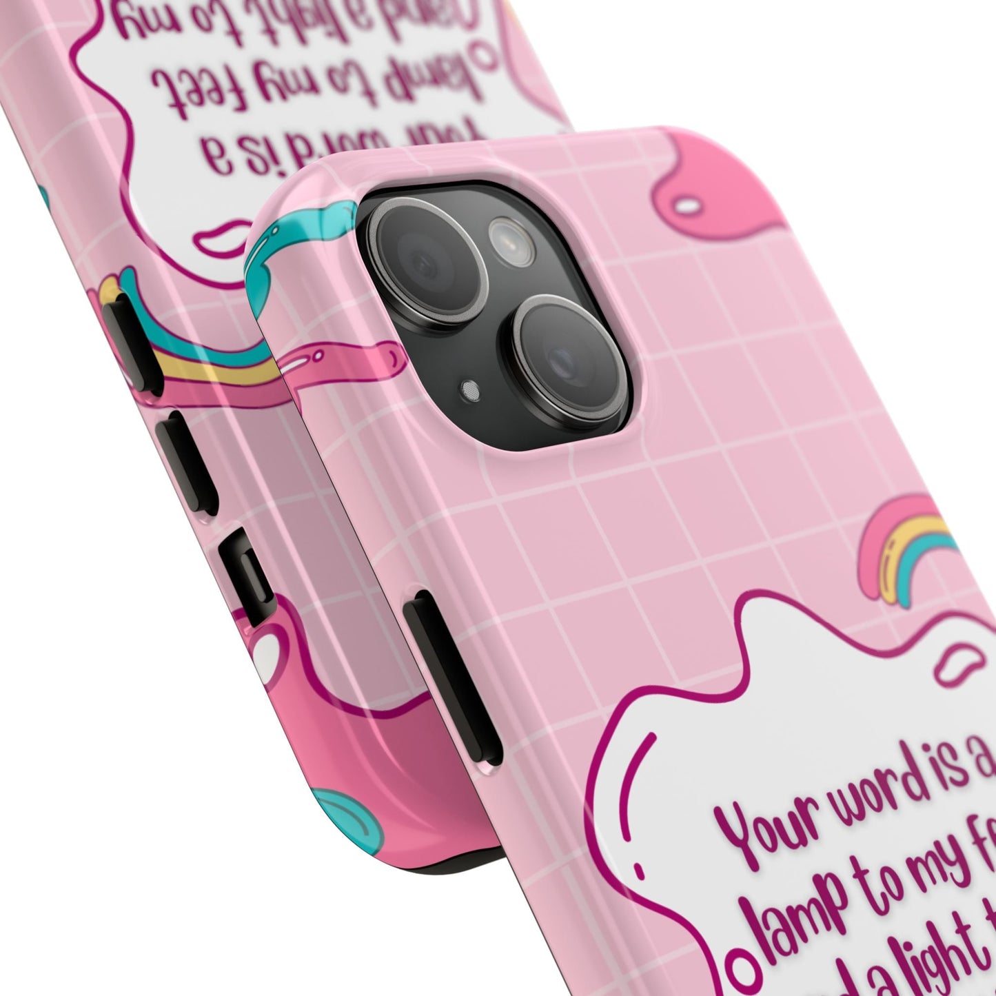 Psalm 119:105 Cute Aesthetic - iPhone Series Case - BOGO Cases