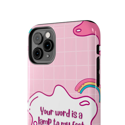 Psalm 119:105 Cute Aesthetic - iPhone Series Case - BOGO Cases