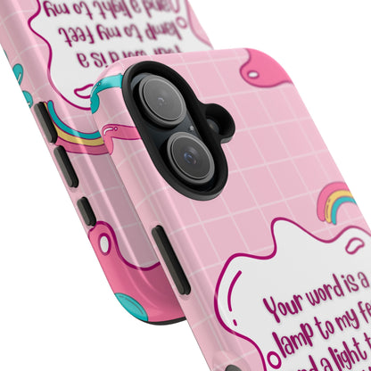Psalm 119:105 Cute Aesthetic - iPhone Series Case - BOGO Cases