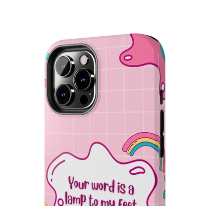 Psalm 119:105 Cute Aesthetic - iPhone Series Case - BOGO Cases