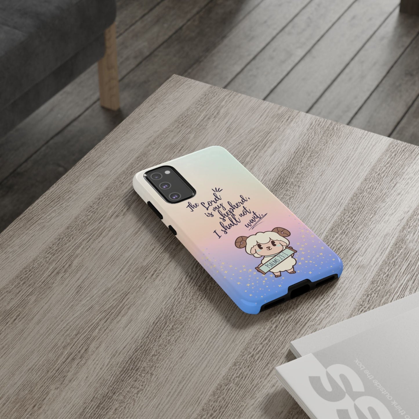Psalm 23:1 Kawaii Sheep - Samsung Galaxy Case - BOGO Cases