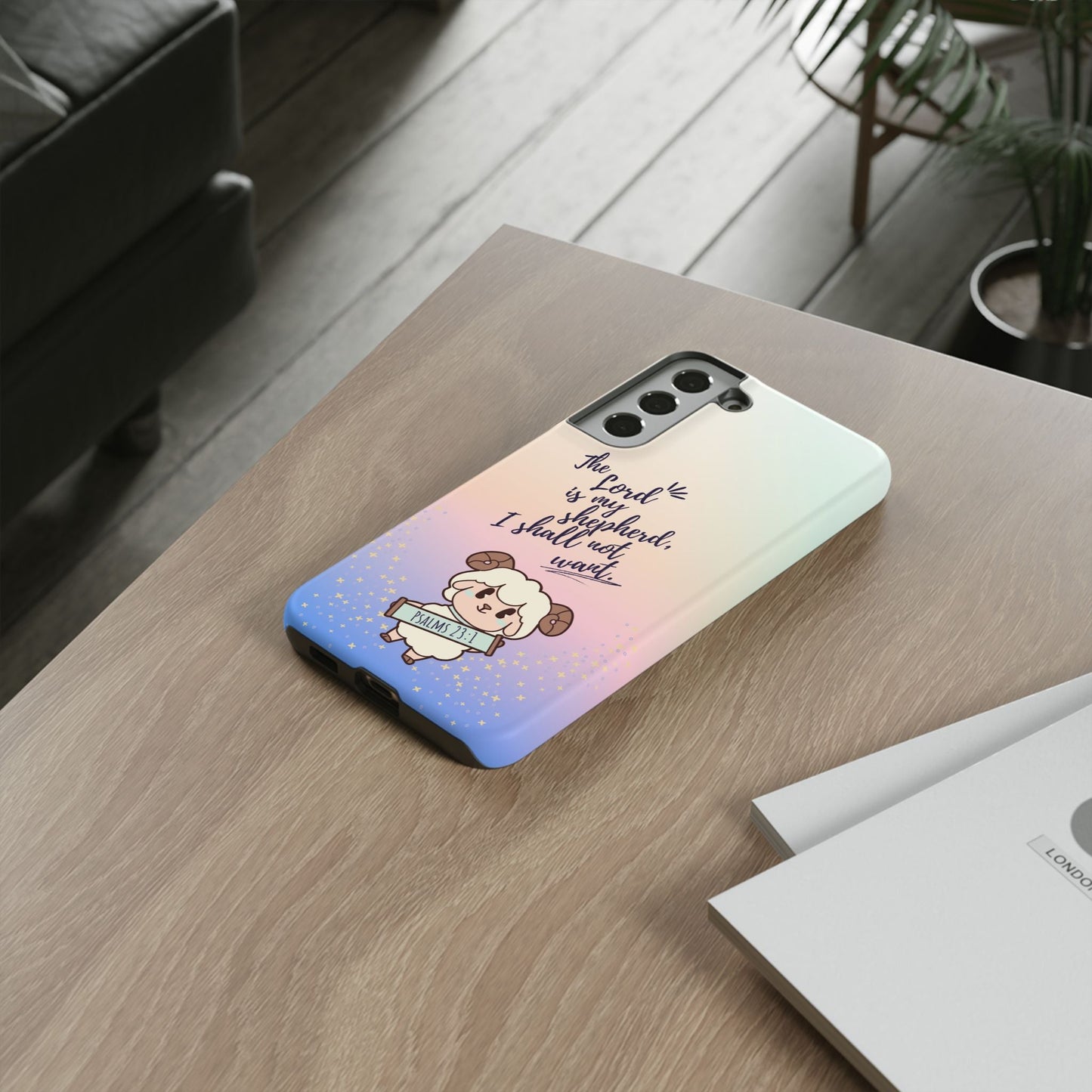 Psalm 23:1 Kawaii Sheep - Samsung Galaxy Case - BOGO Cases