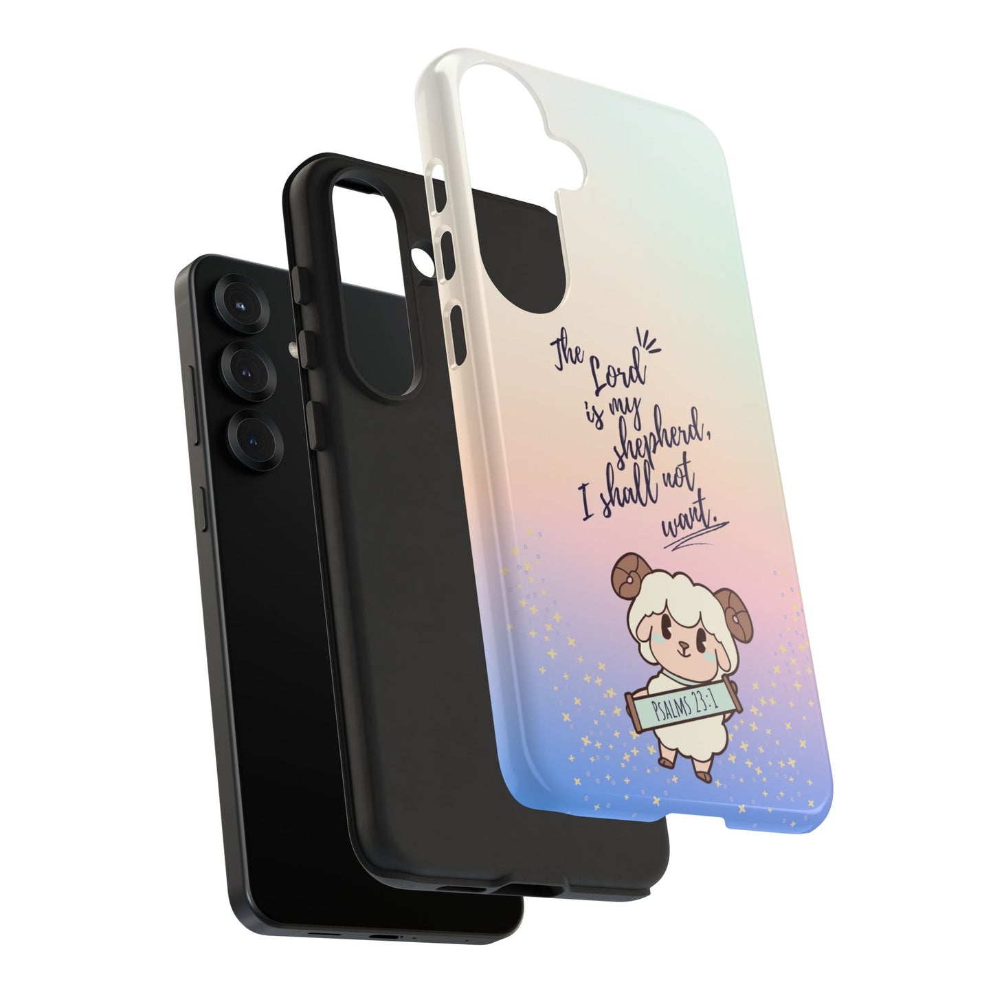 Psalm 23:1 Kawaii Sheep - Samsung Galaxy Case - BOGO Cases