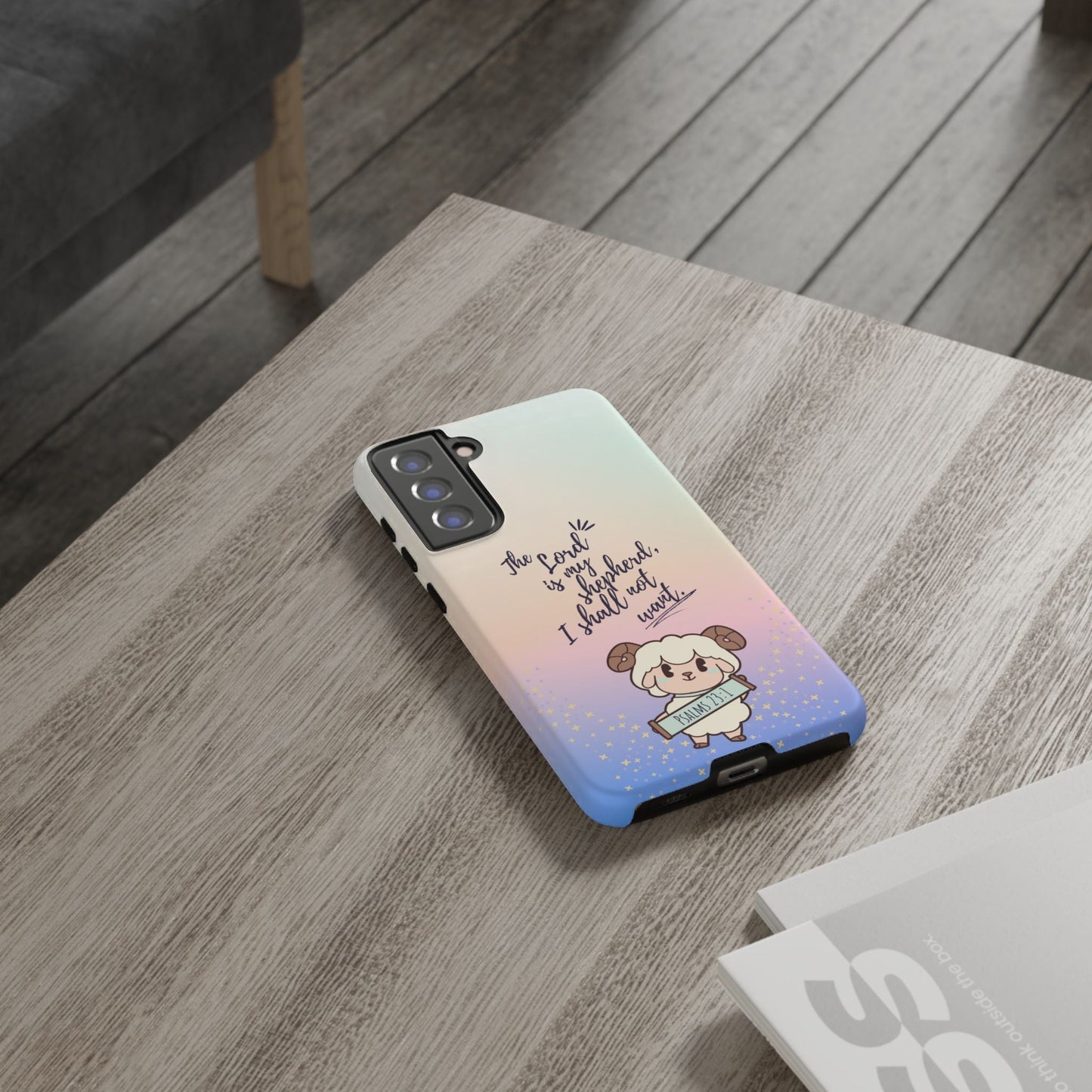Psalm 23:1 Kawaii Sheep - Samsung Galaxy Case - BOGO Cases