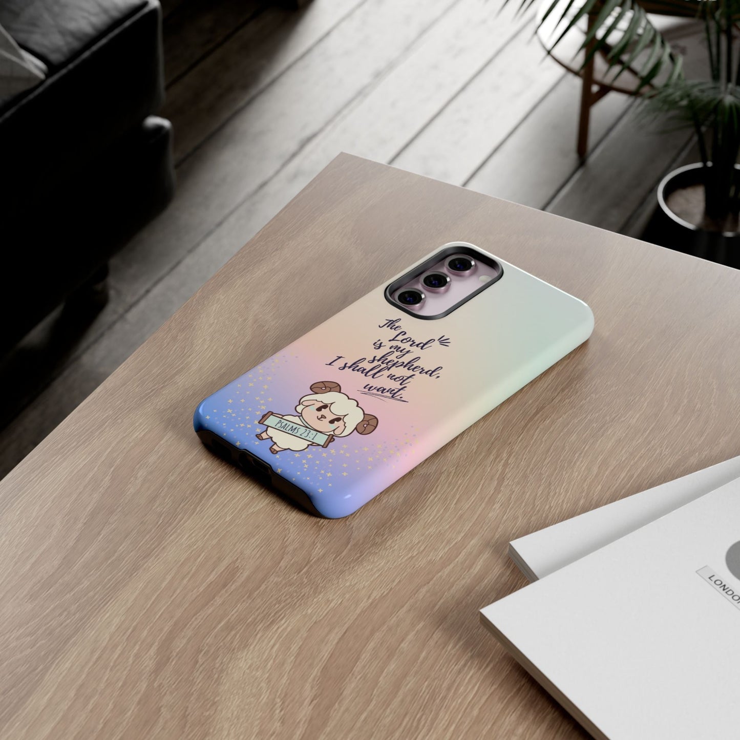 Psalm 23:1 Kawaii Sheep - Samsung Galaxy Case - BOGO Cases