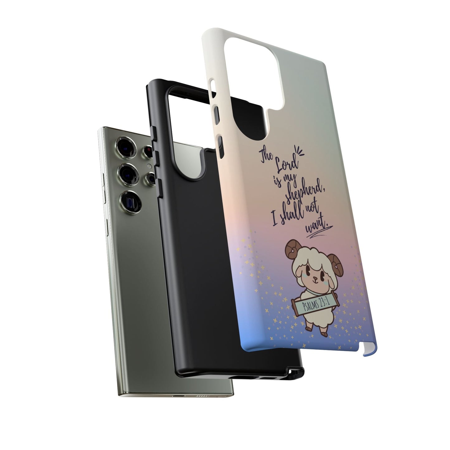 Psalm 23:1 Kawaii Sheep - Samsung Galaxy Case - BOGO Cases