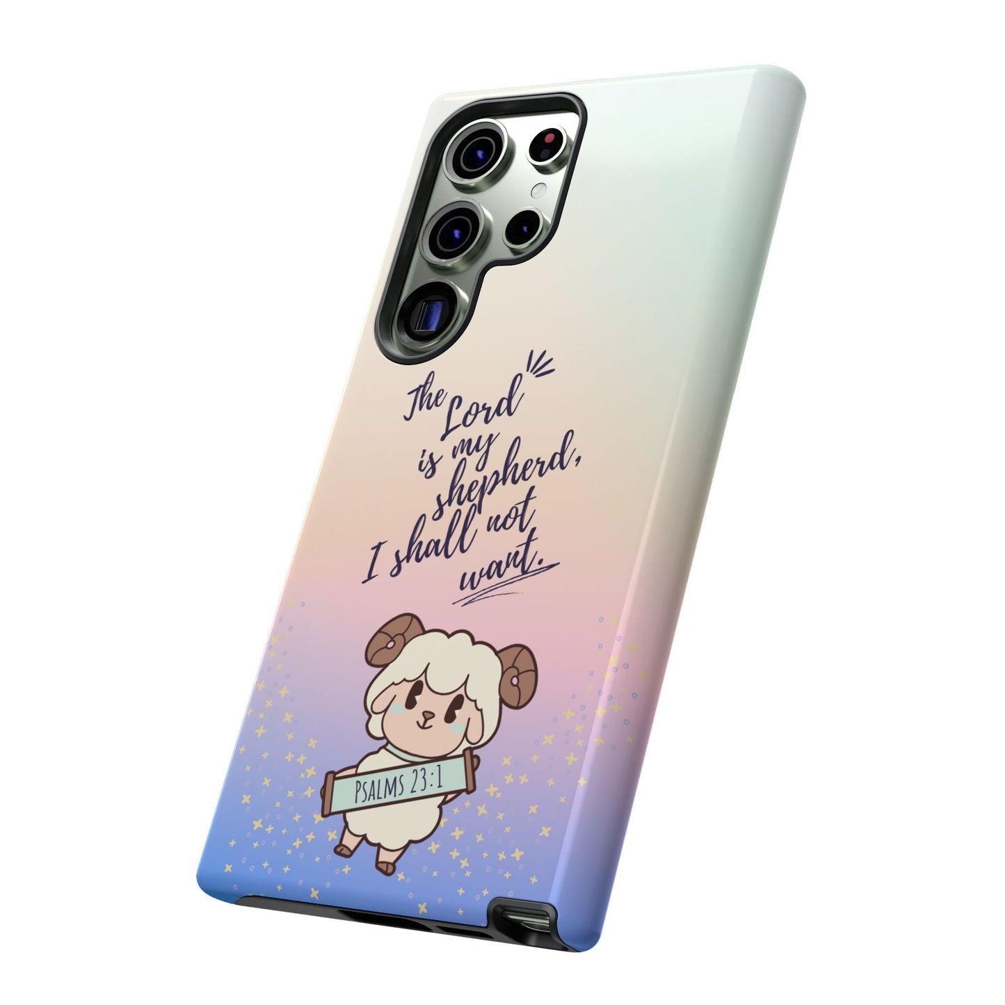 Psalm 23:1 Kawaii Sheep - Samsung Galaxy Case - BOGO Cases