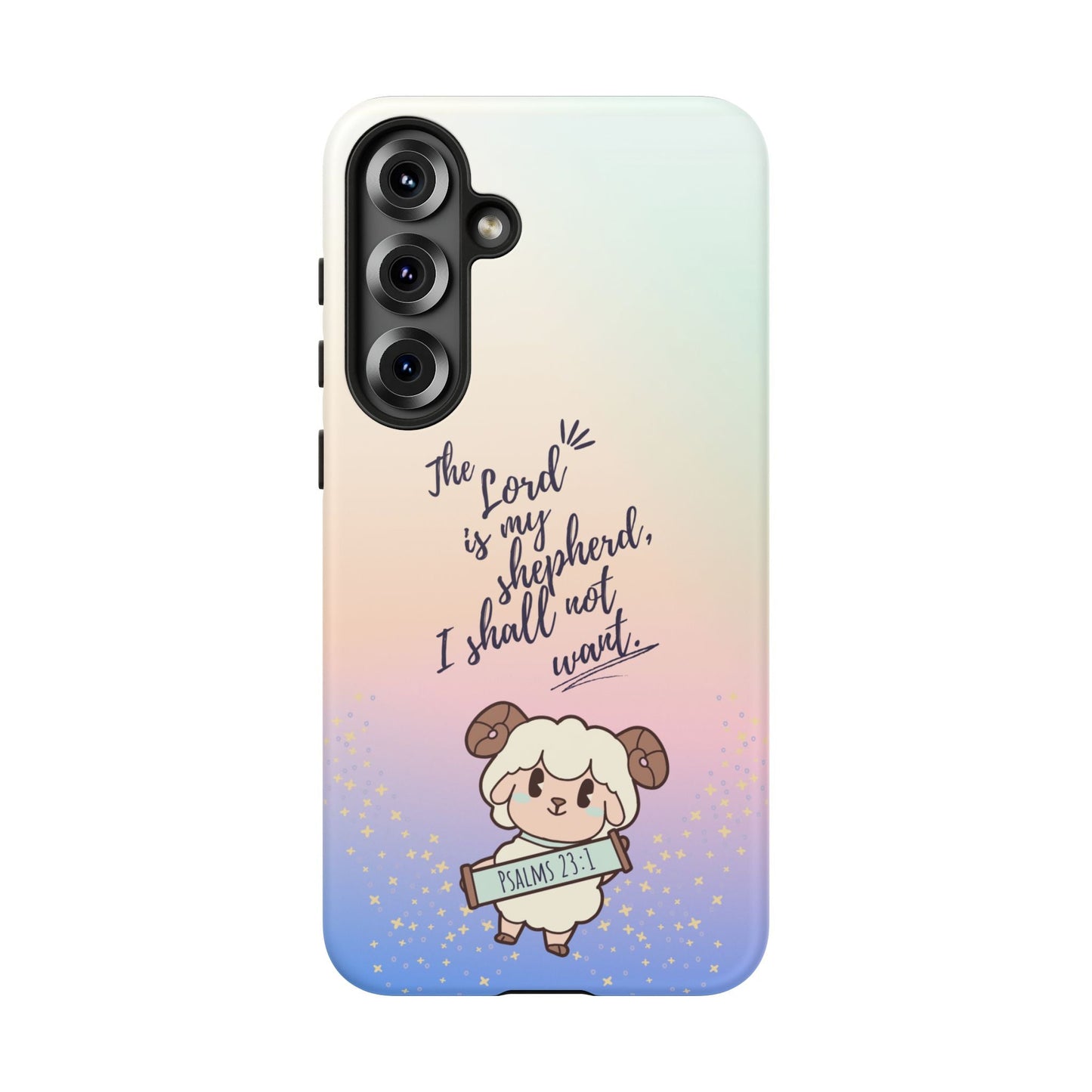 Psalm 23:1 Kawaii Sheep - Samsung Galaxy Case - BOGO Cases