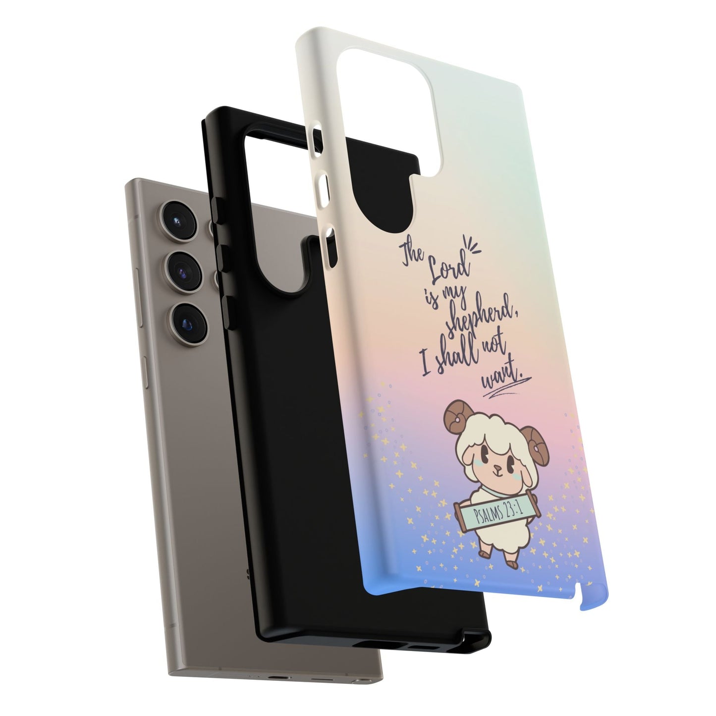 Psalm 23:1 Kawaii Sheep - Samsung Galaxy Case - BOGO Cases