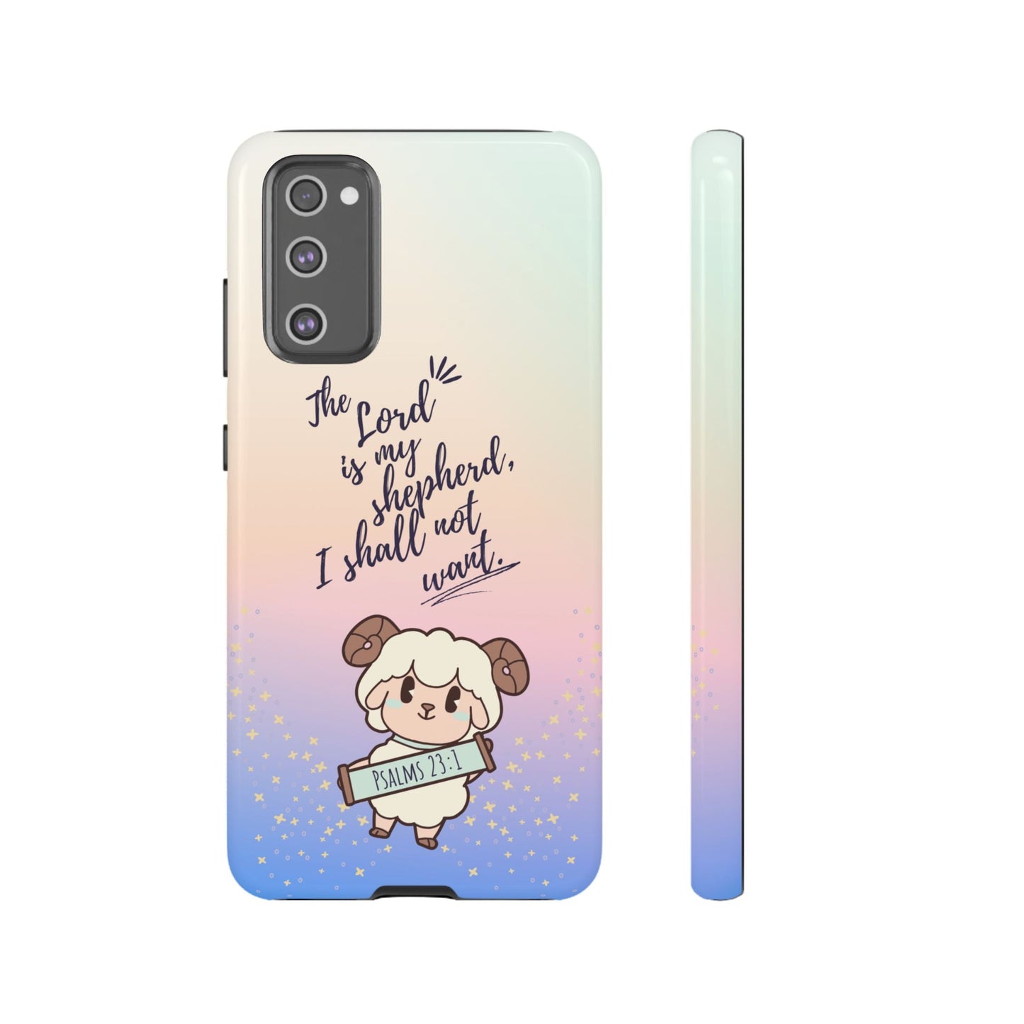 Psalm 23:1 Kawaii Sheep - Samsung Galaxy Case - BOGO Cases
