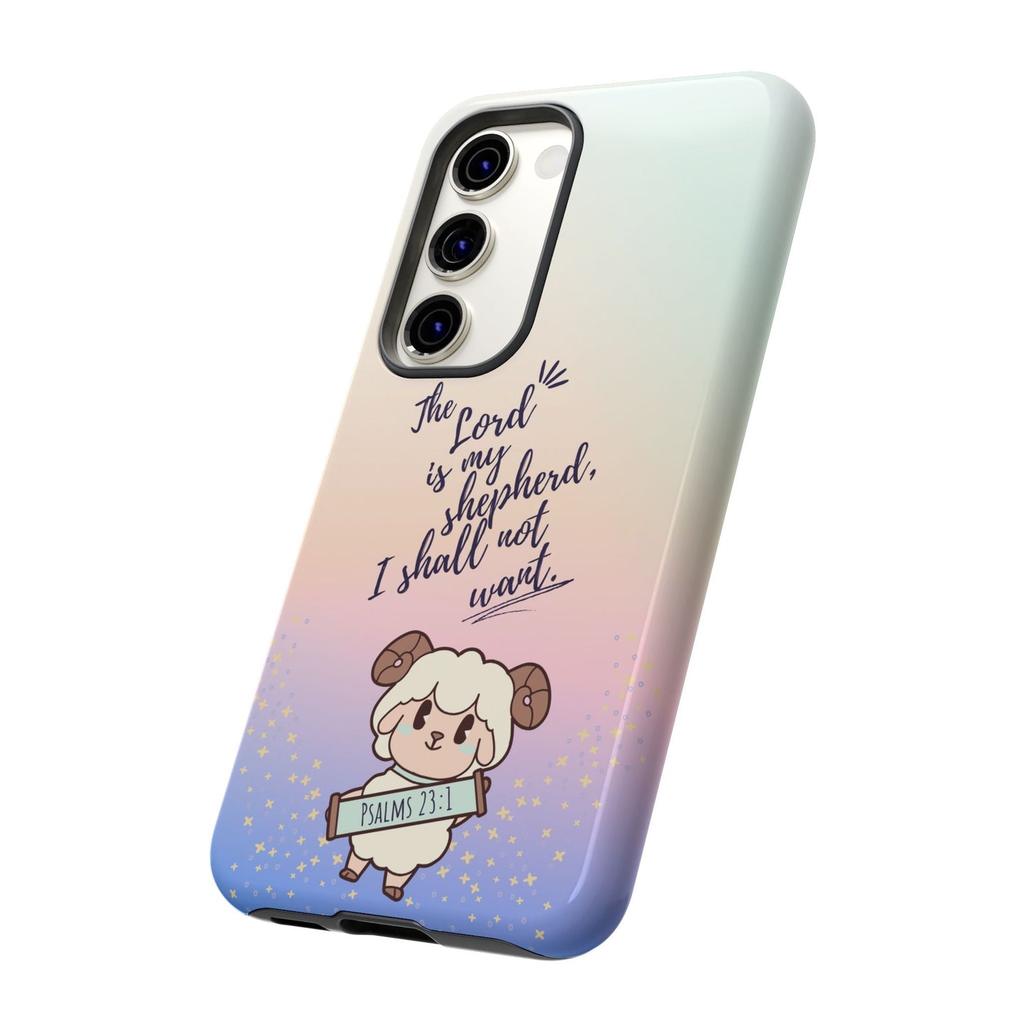 Psalm 23:1 Kawaii Sheep - Samsung Galaxy Case - BOGO Cases