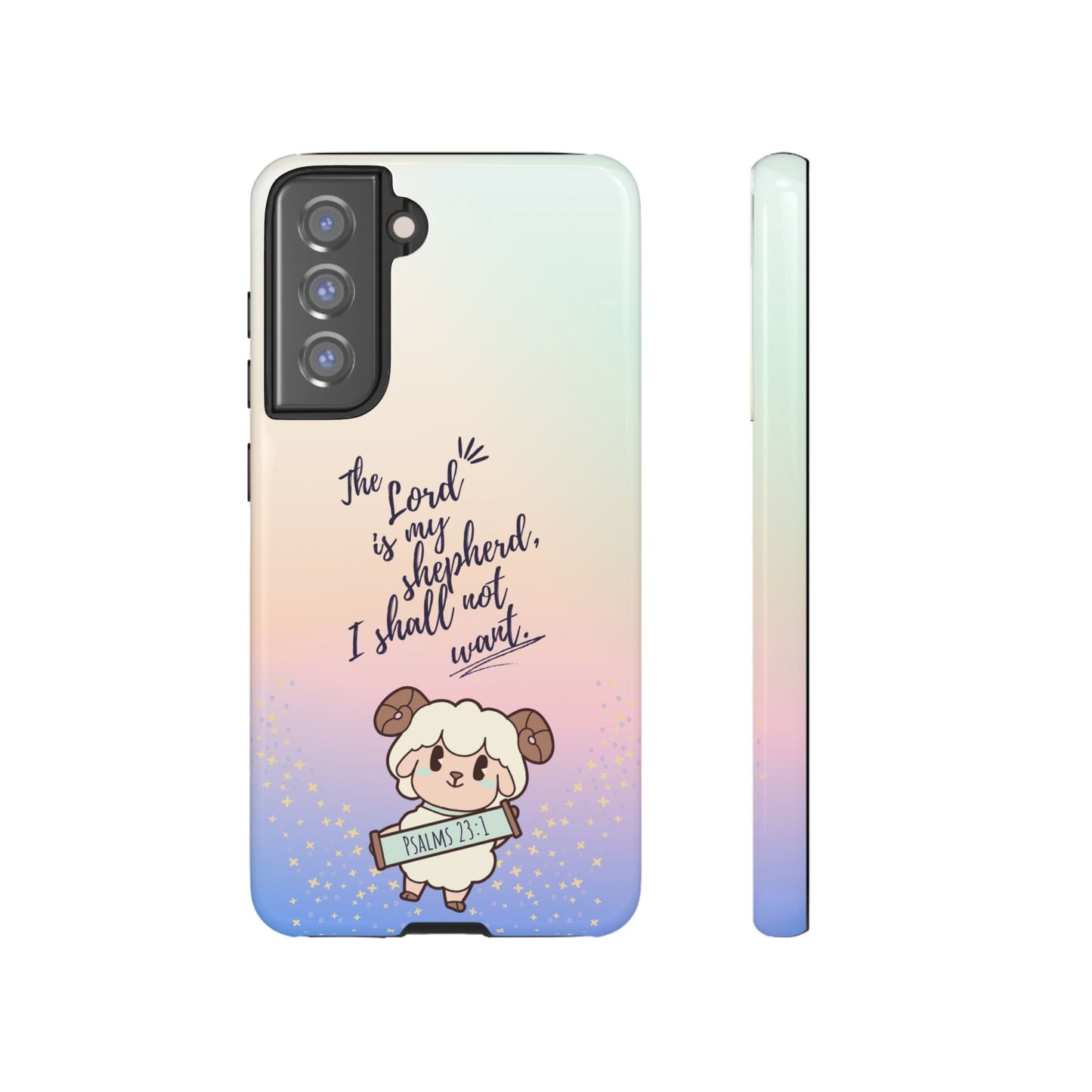 Psalm 23:1 Kawaii Sheep - Samsung Galaxy Case - BOGO Cases
