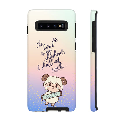 Psalm 23:1 Kawaii Sheep - Samsung Galaxy Case - BOGO Cases