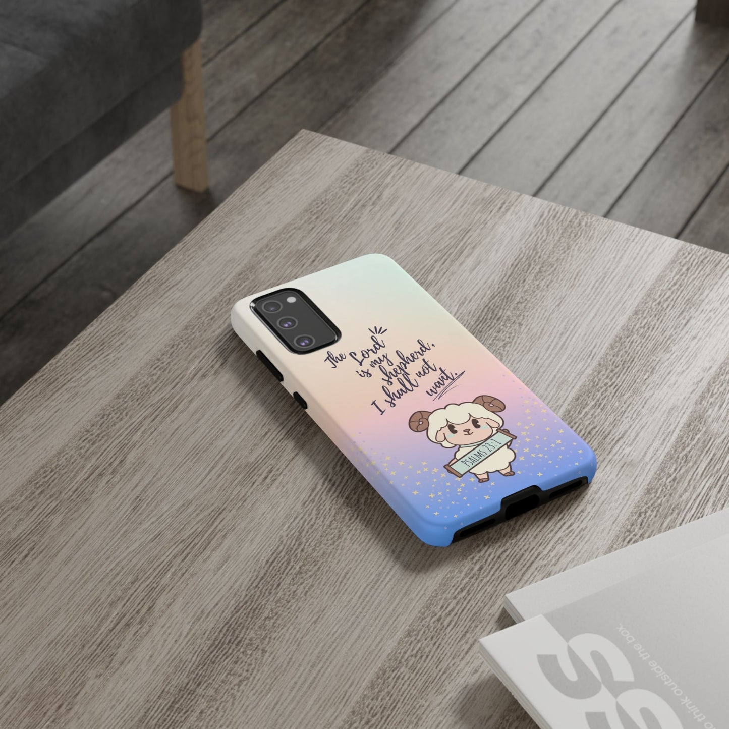 Psalm 23:1 Kawaii Sheep - Samsung Galaxy Case - BOGO Cases