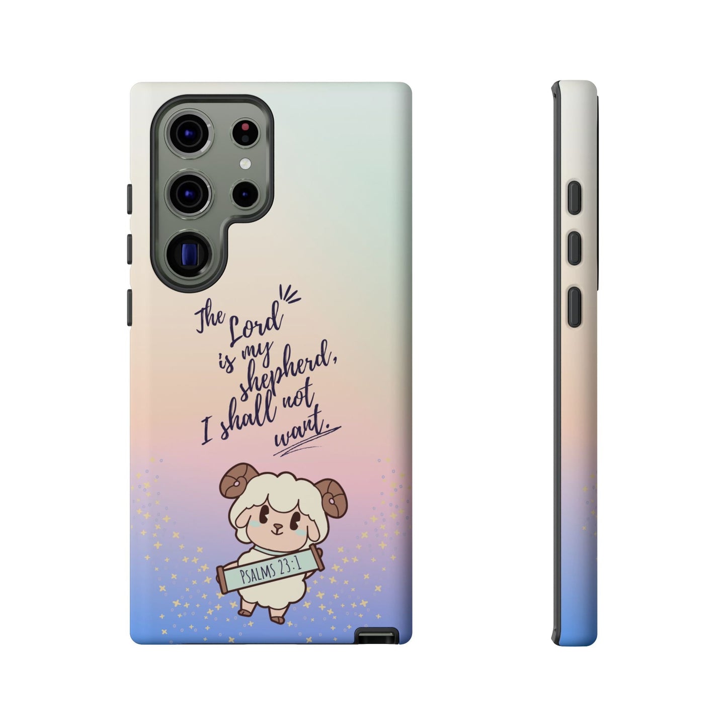 Psalm 23:1 Kawaii Sheep - Samsung Galaxy Case - BOGO Cases