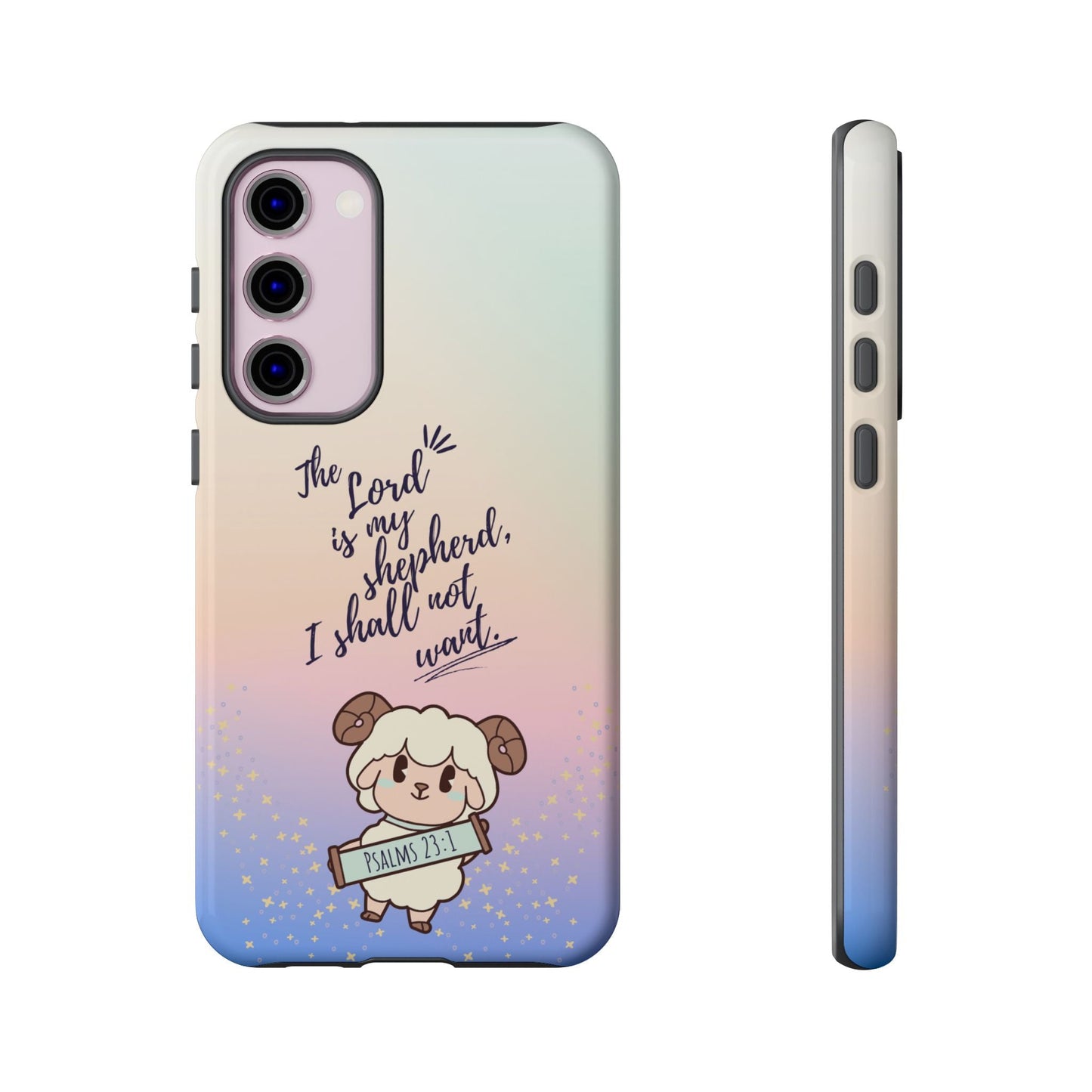 Psalm 23:1 Kawaii Sheep - Samsung Galaxy Case - BOGO Cases