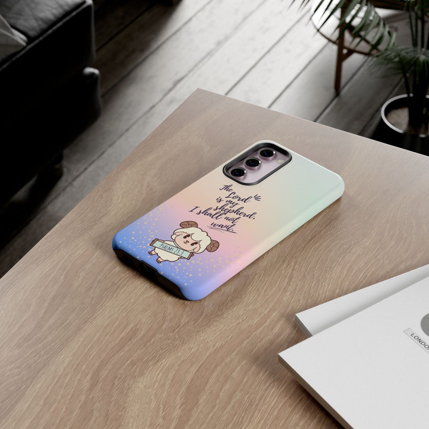 Psalm 23:1 Kawaii Sheep - Samsung Galaxy Case - BOGO Cases