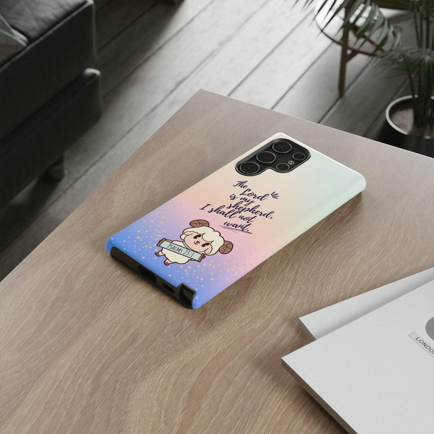 Psalm 23:1 Kawaii Sheep - Samsung Galaxy Case - BOGO Cases
