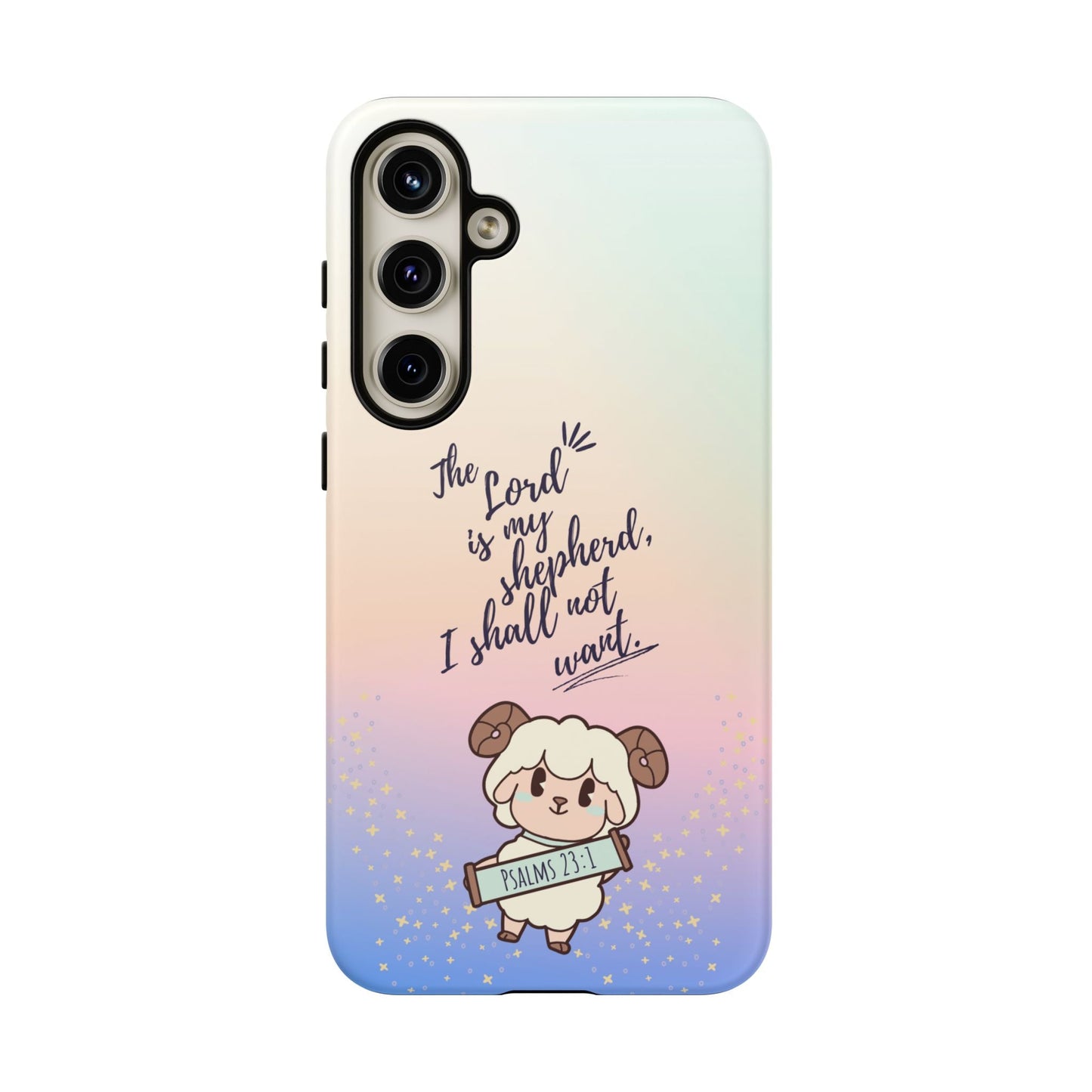 Psalm 23:1 Kawaii Sheep - Samsung Galaxy Case - BOGO Cases