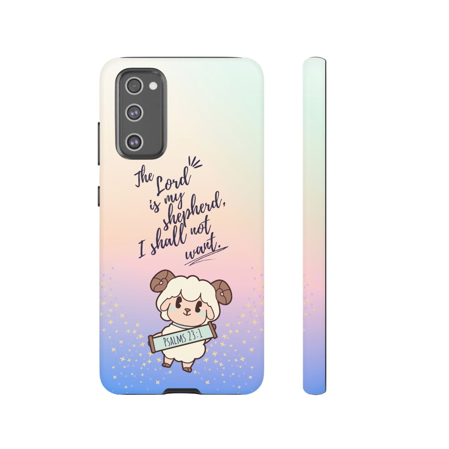 Psalm 23:1 Kawaii Sheep - Samsung Galaxy Case - BOGO Cases