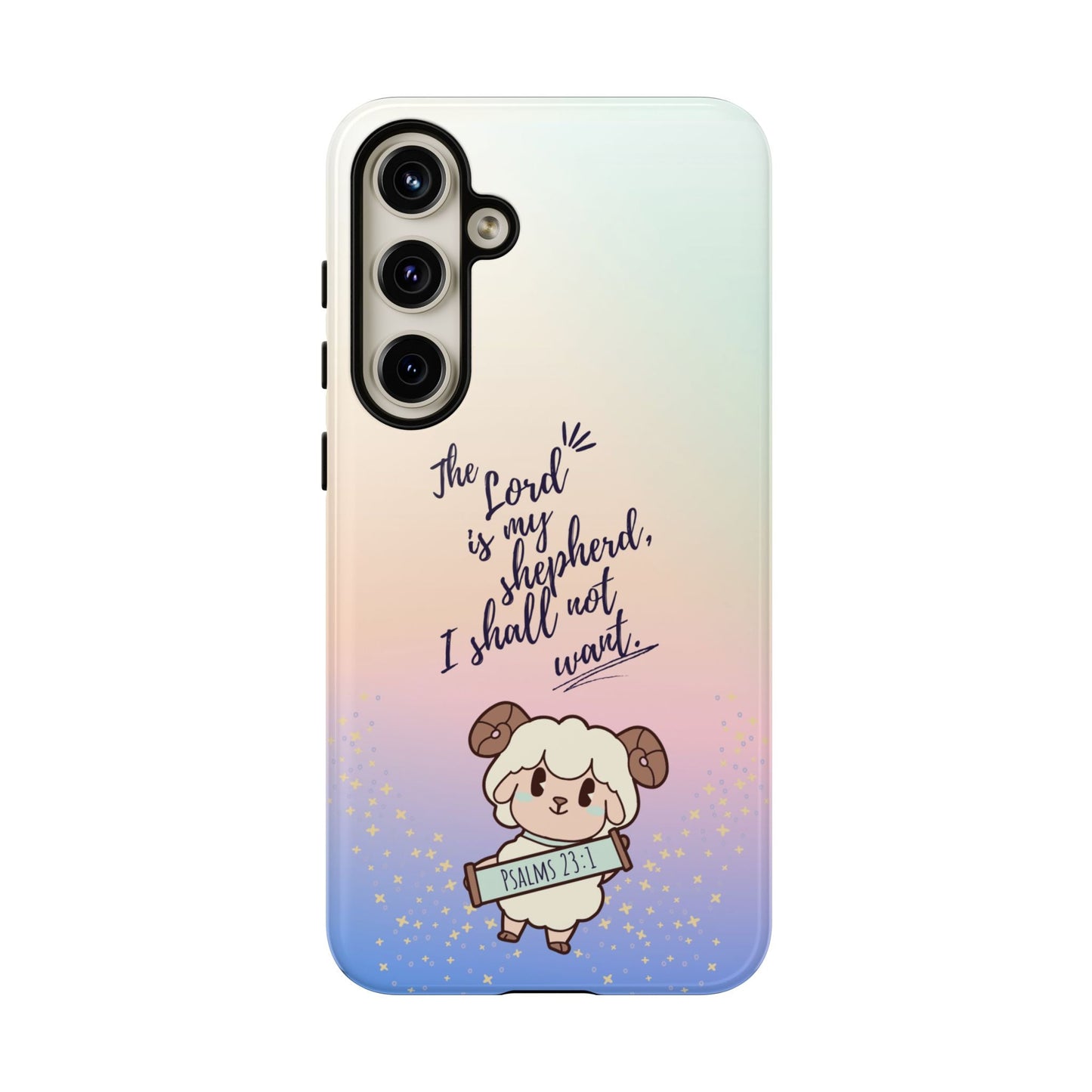 Psalm 23:1 Kawaii Sheep - Samsung Galaxy Case - BOGO Cases