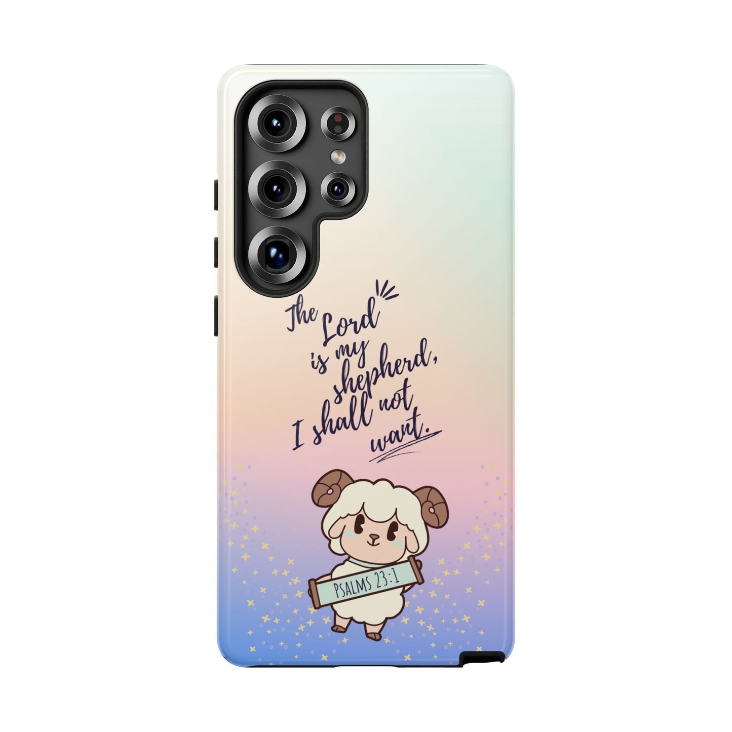 Psalm 23:1 Kawaii Sheep - Samsung Galaxy Case - BOGO Cases