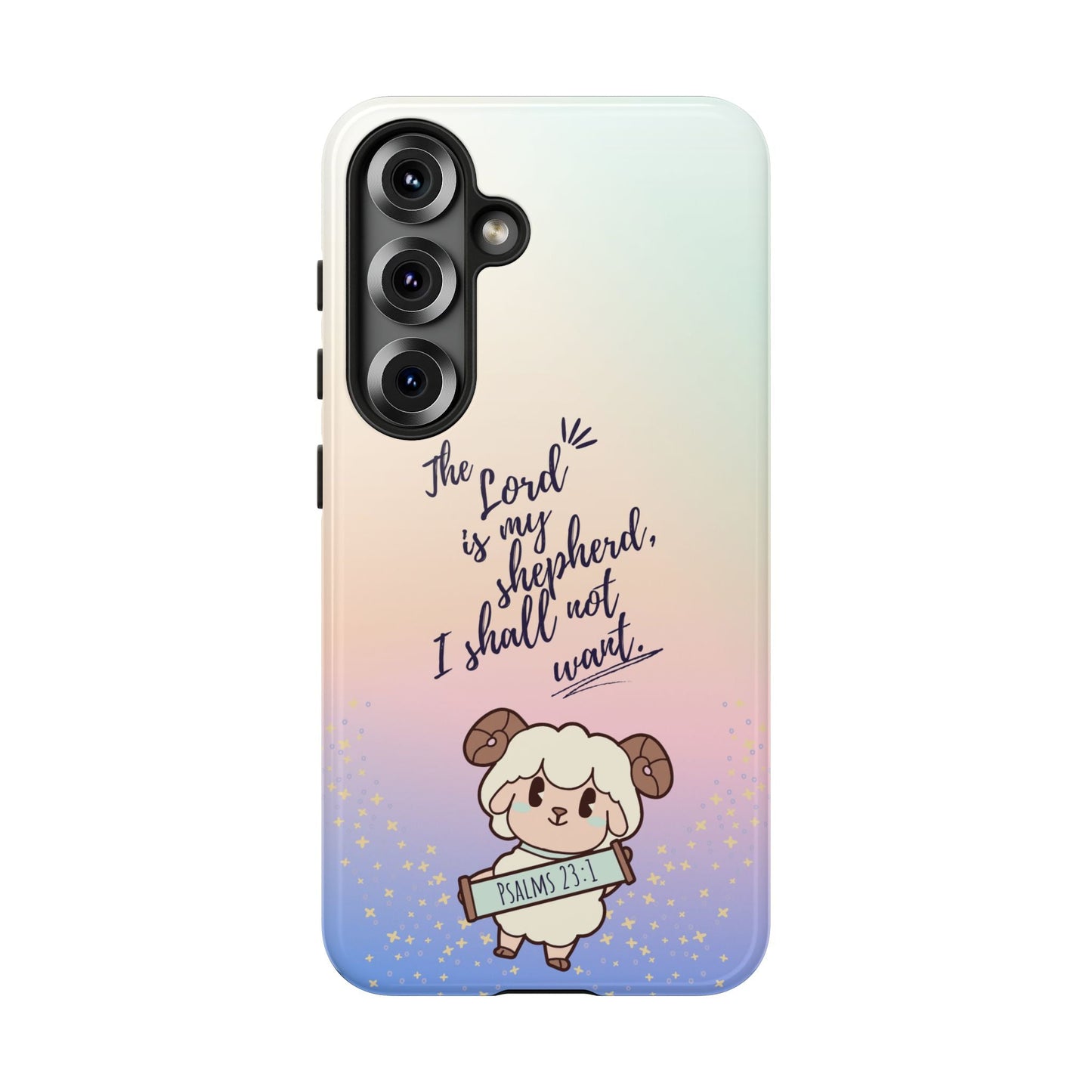 Psalm 23:1 Kawaii Sheep - Samsung Galaxy Case - BOGO Cases