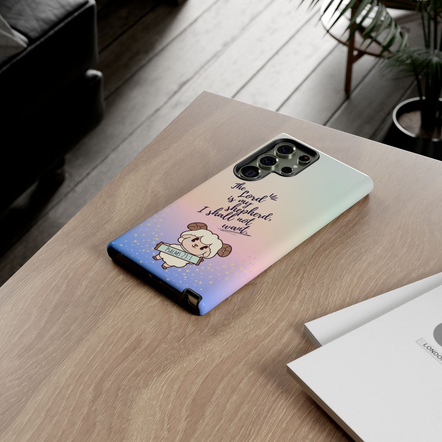 Psalm 23:1 Kawaii Sheep - Samsung Galaxy Case - BOGO Cases