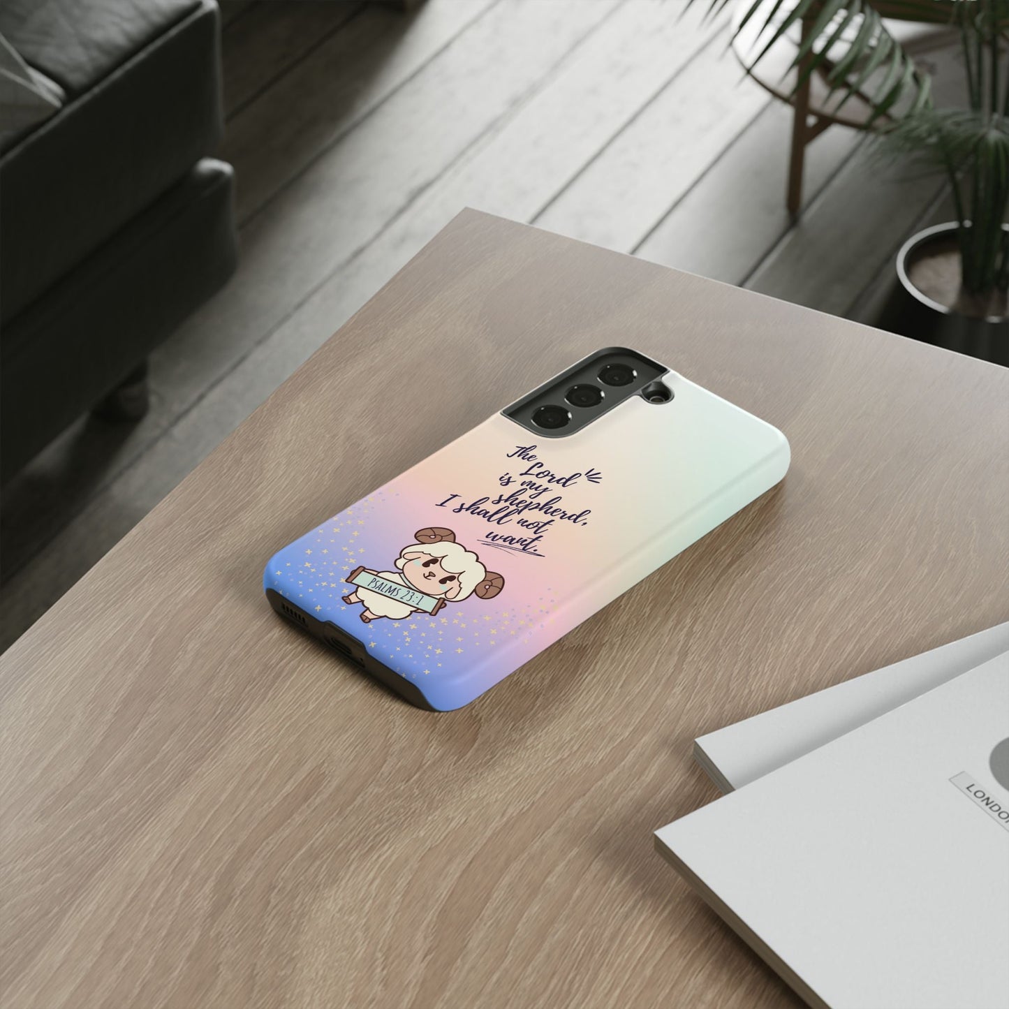 Psalm 23:1 Kawaii Sheep - Samsung Galaxy Case - BOGO Cases