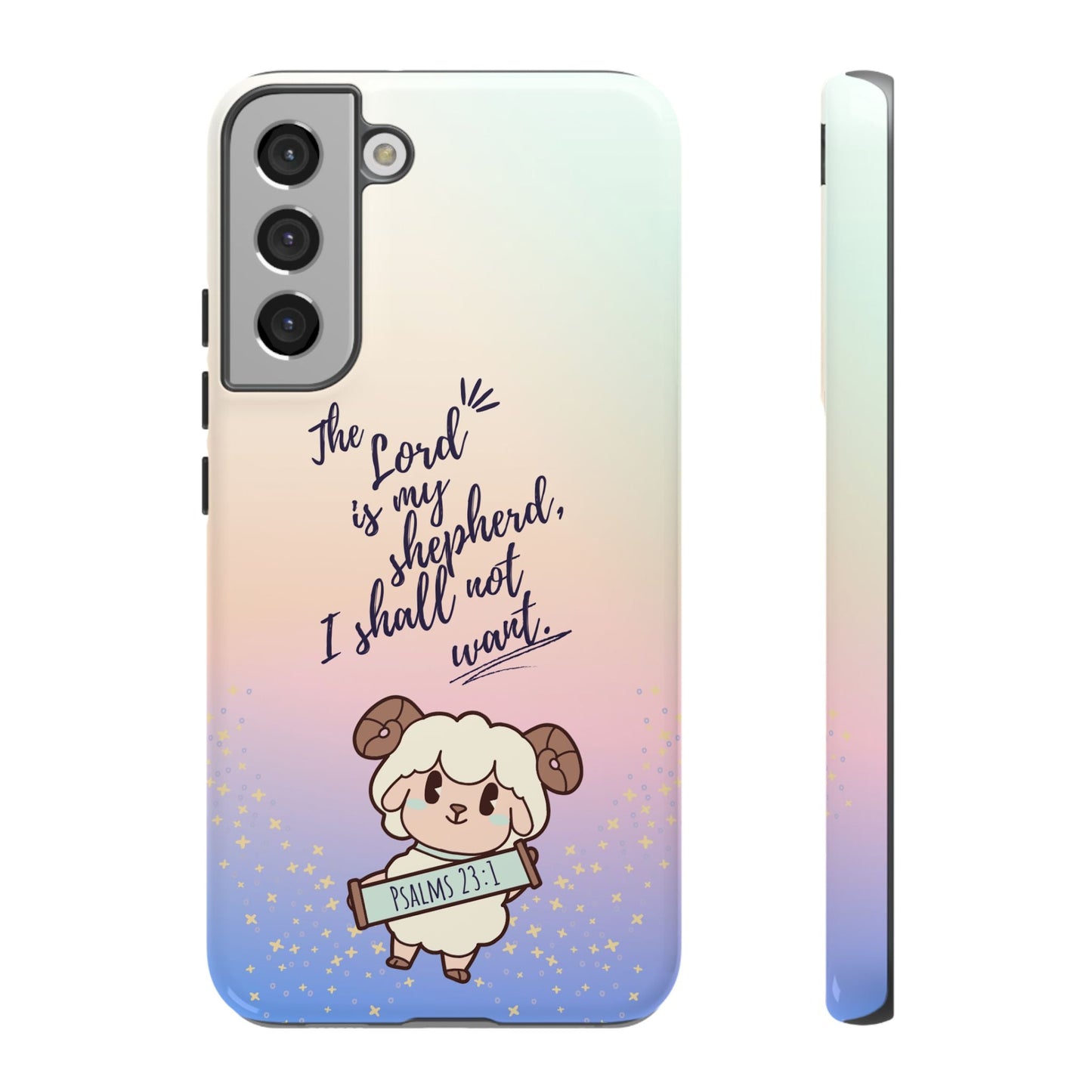 Psalm 23:1 Kawaii Sheep - Samsung Galaxy Case - BOGO Cases
