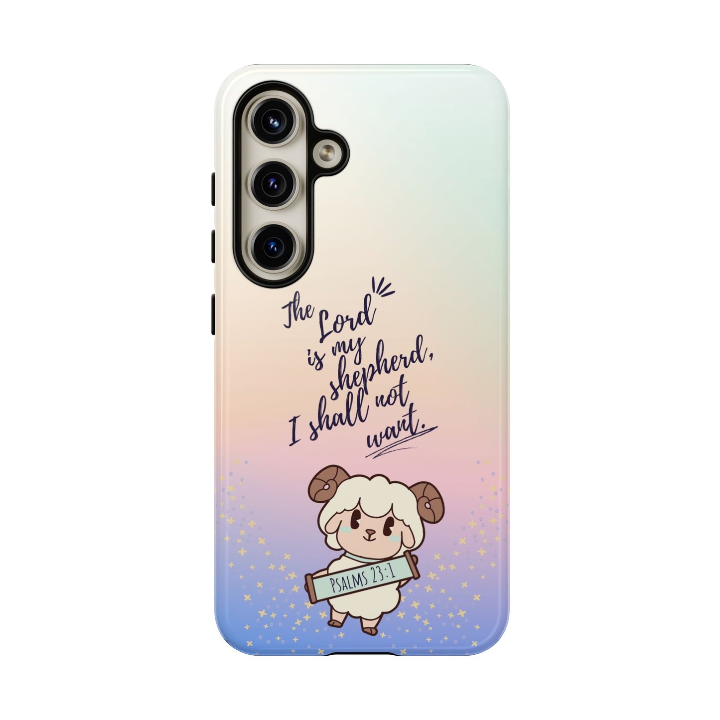 Psalm 23:1 Kawaii Sheep - Samsung Galaxy Case - BOGO Cases