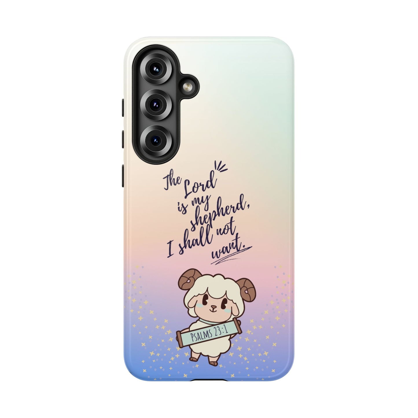 Psalm 23:1 Kawaii Sheep - Samsung Galaxy Case - BOGO Cases