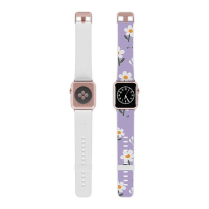 Purple Daisy Garden Apple Watch Band - BOGO Cases