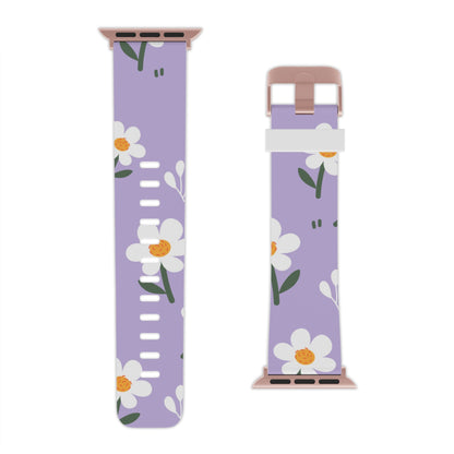 Purple Daisy Garden Apple Watch Band - BOGO Cases