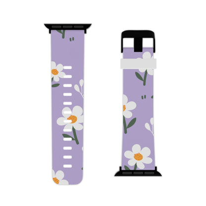 Purple Daisy Garden Apple Watch Band - BOGO Cases