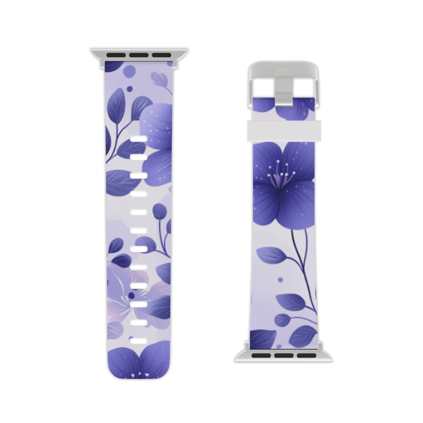 Purple Floral Apple Watch Band - BOGO Cases