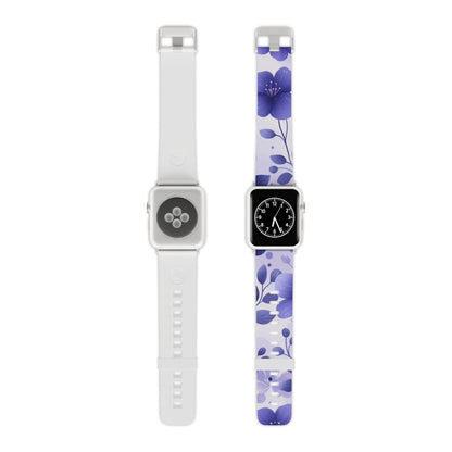 Purple Floral Apple Watch Band - BOGO Cases