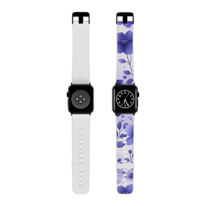 Purple Floral Apple Watch Band - BOGO Cases