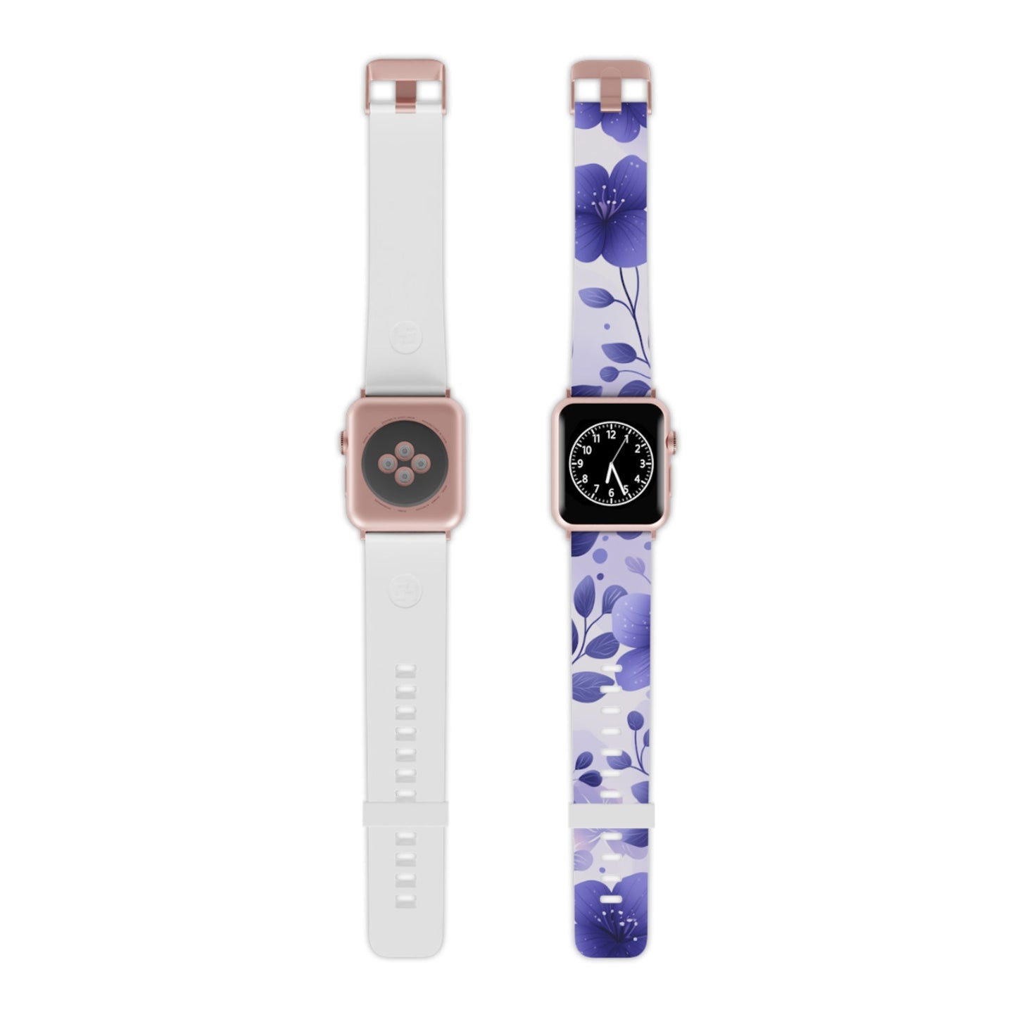 Purple Floral Apple Watch Band - BOGO Cases