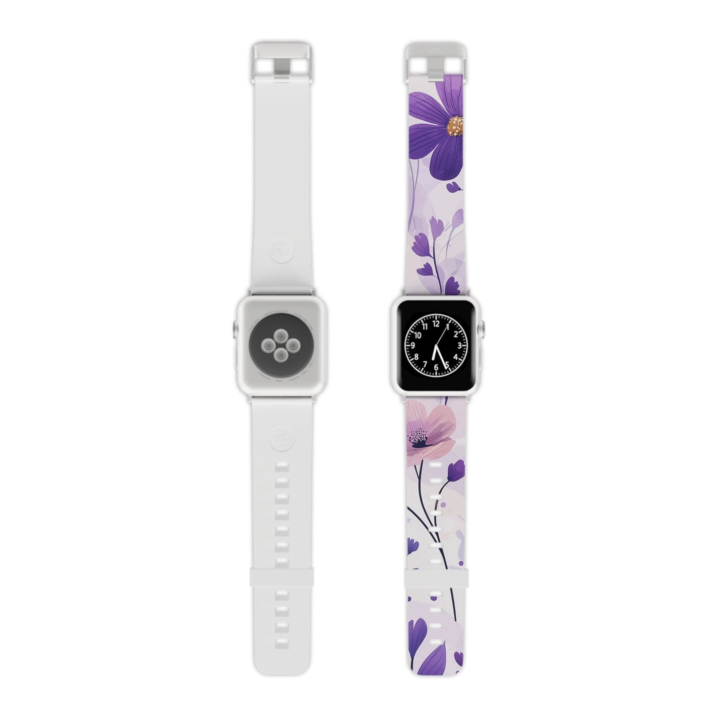 Purple Floral Bliss Apple Watch Band - BOGO Cases