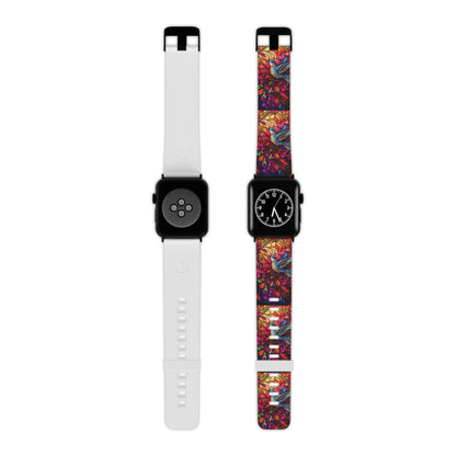 Radiant Multicolor Bird Artwork Apple Watch Band - BOGO Cases