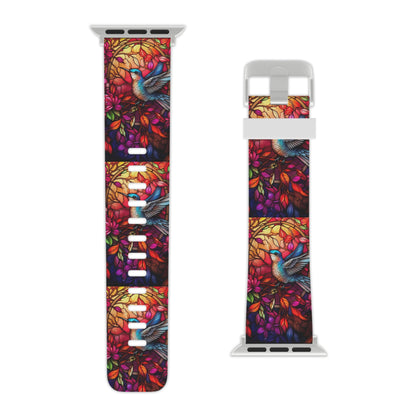 Radiant Multicolor Bird Artwork Apple Watch Band - BOGO Cases
