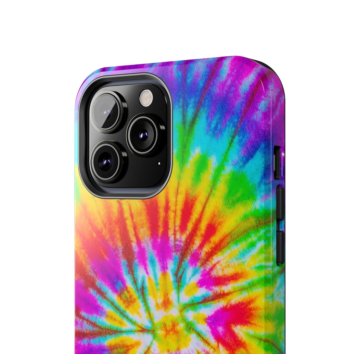 Rainbow Spiral Tie - Dye iPhone Case – Bright & Retro Design - BOGO Cases
