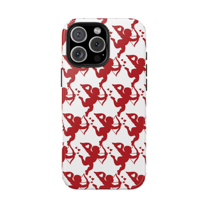 Red Cupid Love Pattern - iPhone Series Case - BOGO Cases