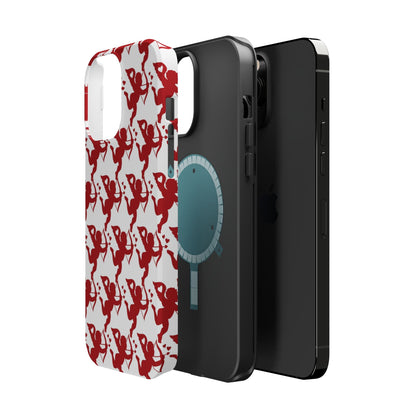 Red Cupid Love Pattern MagSafe Case - BOGO Cases