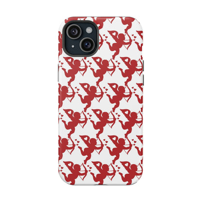 Red Cupid Love Pattern MagSafe Case - BOGO Cases