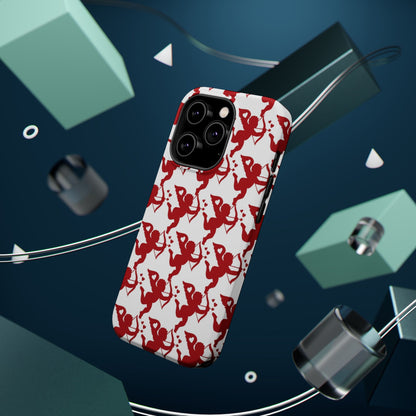 Red Cupid Love Pattern MagSafe Case - BOGO Cases