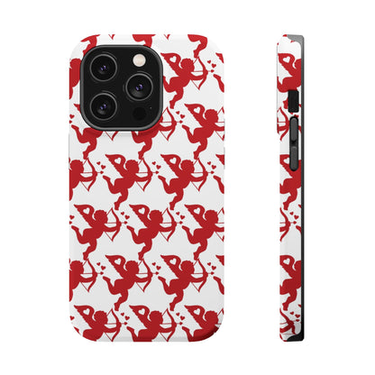 Red Cupid Love Pattern MagSafe Case - BOGO Cases