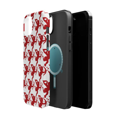 Red Cupid Love Pattern MagSafe Case - BOGO Cases